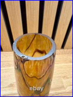 16 Various Mid 20th Century art studio glass vases inc MDINA Job lot