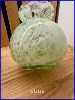 16 Various Mid 20th Century art studio glass vases inc MDINA Job lot