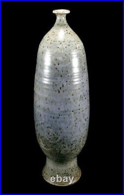 18 1/4 Vintage Antonio Tony Prieto California Studio Art Pottery Bottle Vase