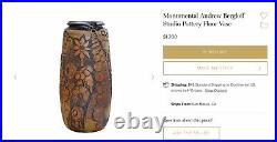 1960s Monumental Andrew Bergloff Expressionist Studio Pottery Floor Vase