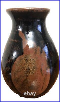 1970's Colin Pearson Studio Pottery Semi Glaze Vase Good, Makers Mark. Perfect