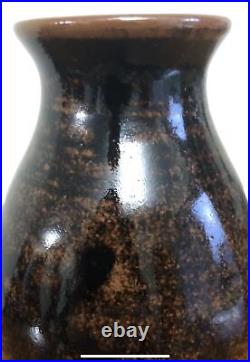 1970's Colin Pearson Studio Pottery Semi Glaze Vase Good, Makers Mark. Perfect