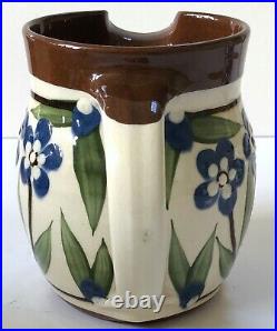 1990 Vintage Set X3 Raised Slip Jugs By Eh Williams Cynwyd Studio Pottery Wales