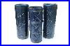 3_VTG_Puerto_Rican_Pottery_Hal_Lasky_Incised_Sgraffito_Gray_Tall_Cylinder_Vases_01_vw