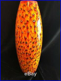 ANITA HARRIS Large 50 cm Fireball Vase, SIGNED Immaculate