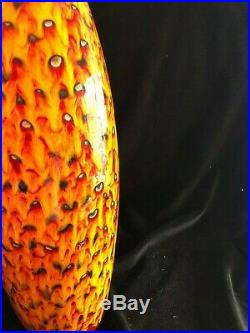 ANITA HARRIS Large 50 cm Fireball Vase, SIGNED Immaculate