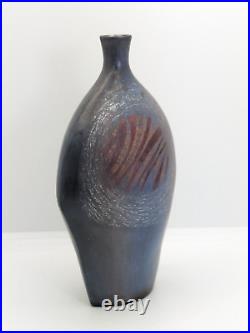 ANNE Ann JAMES British Studio Pottery Sculptural Raku Abstract Vase