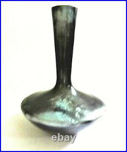 ANTONIA SALMON (born 1959) a smoke fired stoneware vase