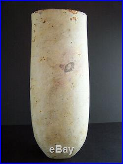 A Huge Alan Wallwork Buff Vase 42cm Studio Pottery Marked as a Second