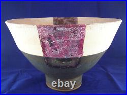 A Huge Robin Welch Footed Bowl Studio Pottery 14 inch Diameter