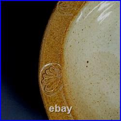 A & J Young Gresham Norfolk Studio Pottery Salt Glazed Stoneware Footed Bowl