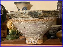 A LARGE Robin Welch Footed Bowl Studio Pottery -11 inch Diameter