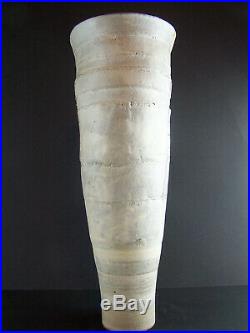 A Large Robin Welch Tapered Vase 49cm Studio Pottery