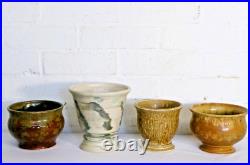 A Lot of 4 Vintage Studio Pottery Bowls British Very Retro A Lot of 4 Vintage Studio Pottery Bowls British Very Retro