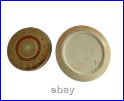 A Mary Rich studio pottery box and lid