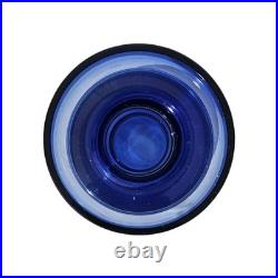 A Mid Century Modern Abstract Riihimaki Hooped Vase by Tamara Aladin in Blue A Mid Century Modern Abstract Riihimaki Hooped Vase by Tamara Aladin in Blue