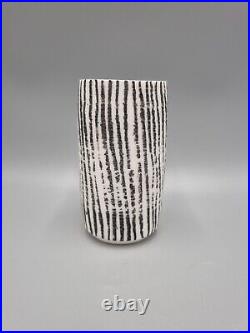 A Studio Pottery Cylinder Vase By Katharina Klug Porcelain
