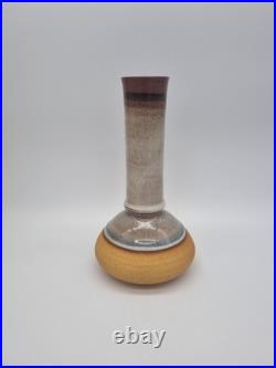 A Studio Pottery Stoneware Vase With Markers Mark To The Base'CA'