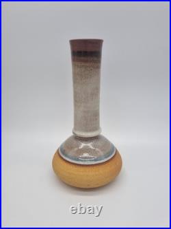 A Studio Pottery Stoneware Vase With Markers Mark To The Base'CA'