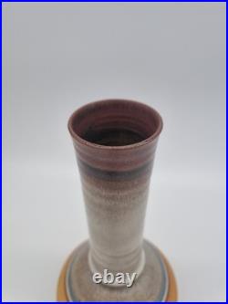A Studio Pottery Stoneware Vase With Markers Mark To The Base'CA'