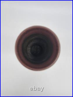 A Studio Pottery Stoneware Vase With Markers Mark To The Base'CA'