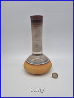 A Studio Pottery Stoneware Vase With Markers Mark To The Base'CA'