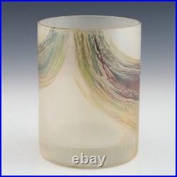 A Unique Isgard Moje-Wohlgemuth Studio Glass Cylinder Vase 1977