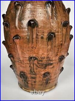 A VERY LARGE AND FINE ANTHONY BARCLAY VASE. 42 cm high in excellent condition