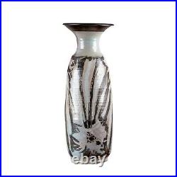 A Vintage Impressionist Ceramics Style Signed Studio Pottery Vase