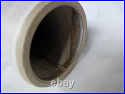 A gorgeous BRUTALIST sculptural studio pottery vase form by Laurence Morris