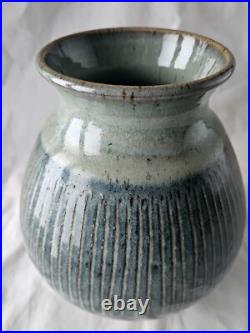 A stunning English studio pottery large vase