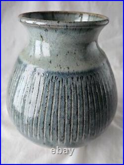 A stunning English studio pottery large vase