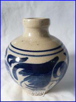 A stunning early Donald Mills English studio pottery vase, circa 1947