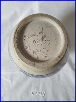 A stunning early Donald Mills English studio pottery vase, circa 1947