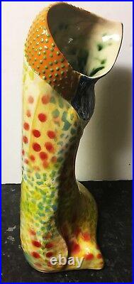 A very unusual Jean Paul Laudreau abstract type vase