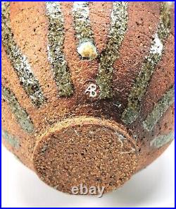 Adam Buick Studio Pottery Stoneware Moon Jar with Drip Glaze RARELY AVAILABLE