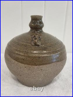 Adrian Lewis Evans Signed Dorset England Studio Pottery Stoneware Vessel Vase 5
