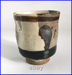 Aki Moriuchi Studio Pottery Yunomi Wood Fired Stoneware Nuka and Tenmoku