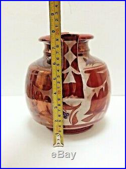 Alan Caiger Smith Stunning Large Copper Lustre Aldermaston Vase