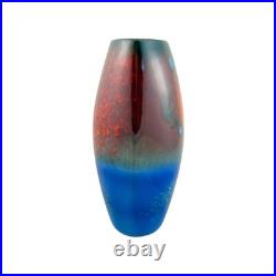 Alan Clarke Studio Pottery Vase Abstract Design Signed 23.5cm Ceramic