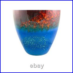 Alan Clarke Studio Pottery Vase Abstract Design Signed 23.5cm Ceramic