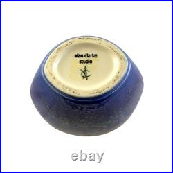 Alan Clarke Studio Pottery Vase Abstract Design Signed 23.5cm Ceramic