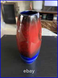 Alan Clarke Studio Pottery Vase in Timeslip Design New