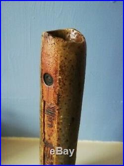 Alan Wallwork British Studio Art Pottery Cylinder Vase