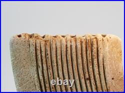 Alan Wallwork Studio Pottery Large Classic Combed Crescent Form 24 x 32cm Mint Alan Wallwork Studio Pottery Large Classic Combed Crescent Form 24 x 32cm Mint