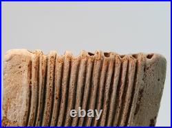 Alan Wallwork Studio Pottery Large Classic Combed Crescent Form 24 x 32cm Mint Alan Wallwork Studio Pottery Large Classic Combed Crescent Form 24 x 32cm Mint