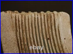 Alan Wallwork Studio Pottery Large Classic Combed Crescent Form 24 x 32cm Mint Alan Wallwork Studio Pottery Large Classic Combed Crescent Form 24 x 32cm Mint