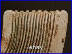 Alan Wallwork Studio Pottery Large Classic Combed Crescent Form 24 x 32cm Mint Alan Wallwork Studio Pottery Large Classic Combed Crescent Form 24 x 32cm Mint