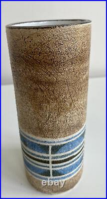 Alison Brigden Troika Studio Pottery Cylinder Vase