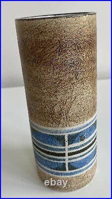 Alison Brigden Troika Studio Pottery Cylinder Vase